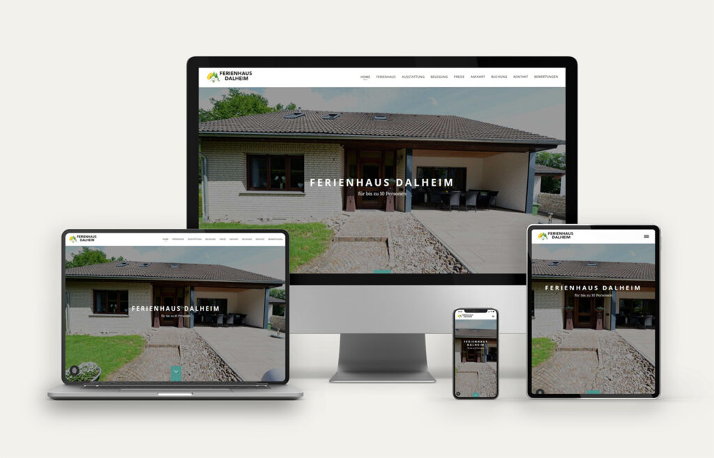 Ferienhaus Dalheim – Webdesign Referenz peer04