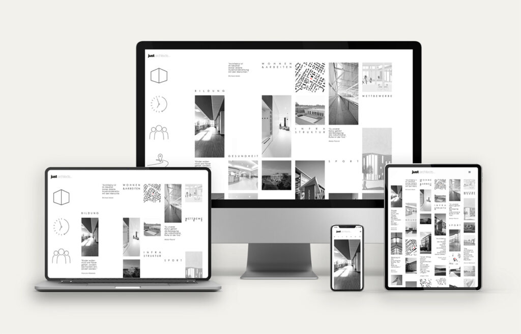 JUST architects – Webdesign Referenz peer04