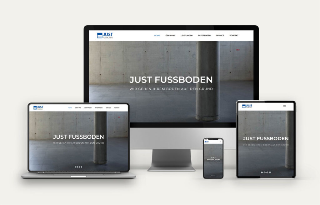JUST Fußboden – Webdesign Referenz peer04