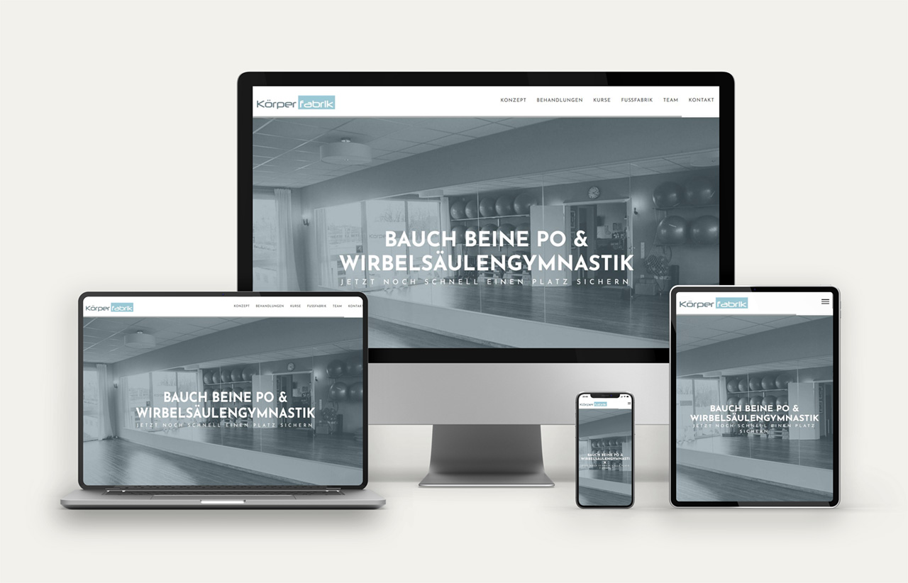 Körperfabrik Paderborn – Webdesign Referenz peer04