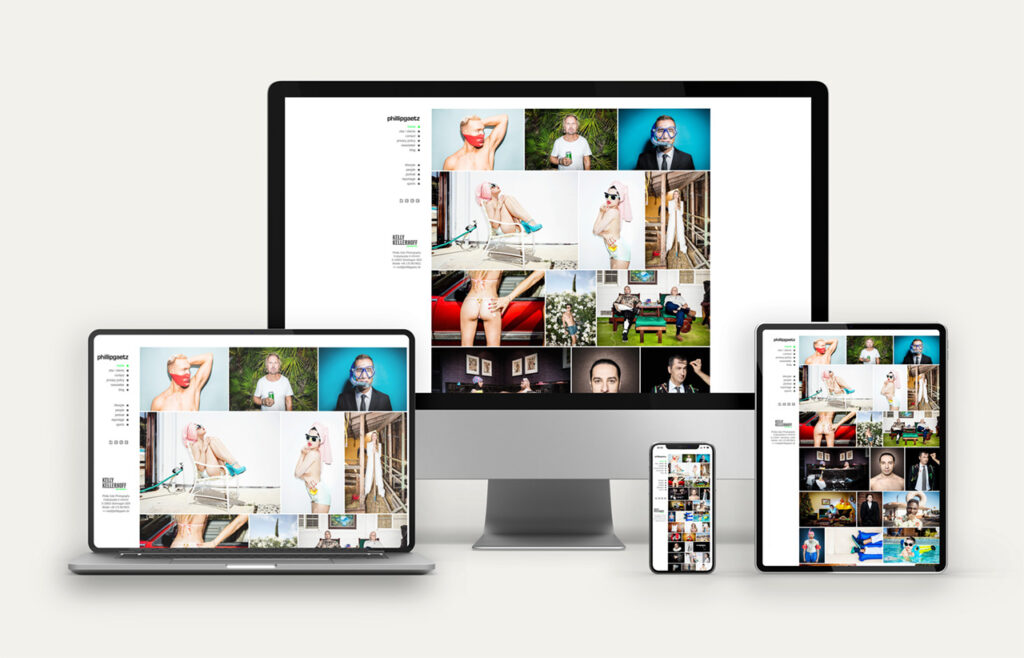 Phillip Gätz Photography – Webdesign Referenz peer04