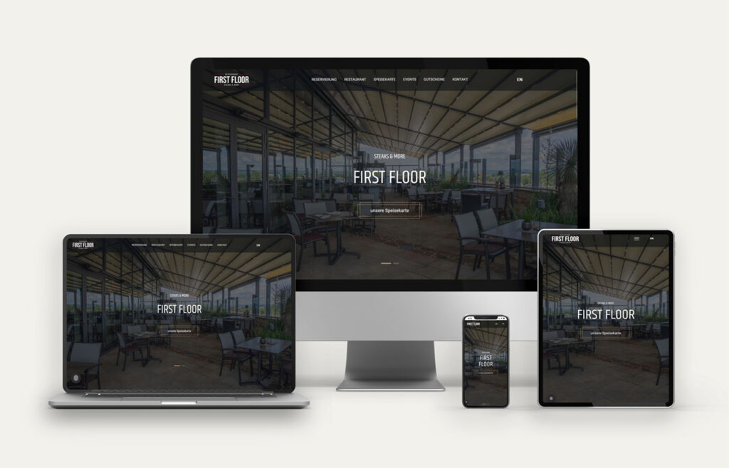 Restaurant First Floor – Webdesign Referenz peer04