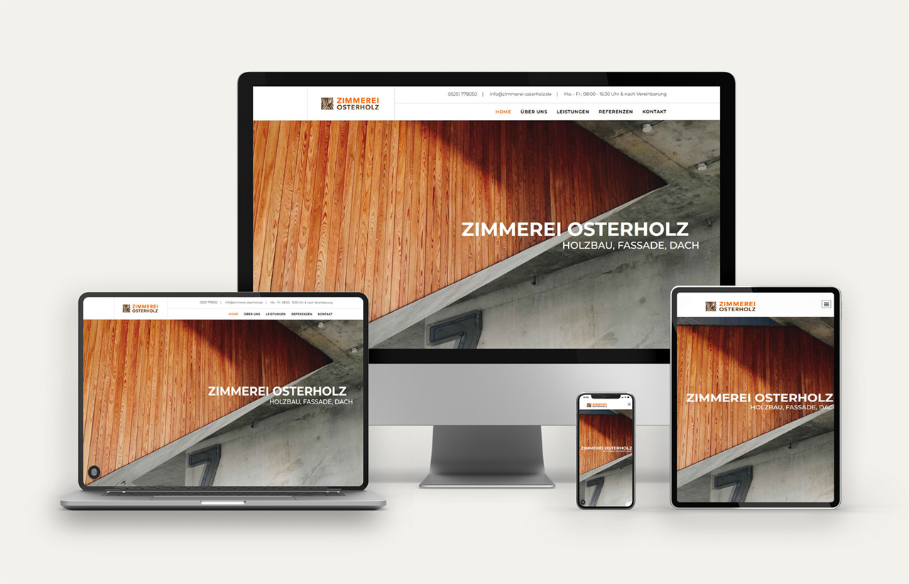 Zimmerei Osterholz – Webdesign Referenz peer04